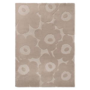 Unikko-matto, vaalean beige, 170 x 240 cm