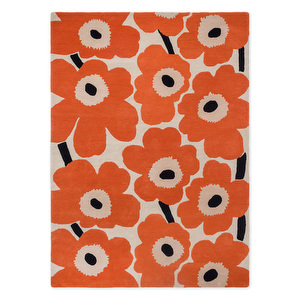 Unikko-matto, oranssinpunainen, 200 x 280 cm Unikko-matto, oranssinpunainen, 200 x 280 cm