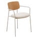 Maureen-tuoli, tammi/beige