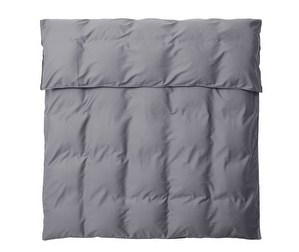 Saara Quilt Cover, Deep Grey, 220 x 220 cm