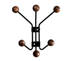 Bill Coat rack, Black / Stained Ash, XS