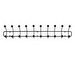 Bill Horizontal -seinänaulakko, black, L