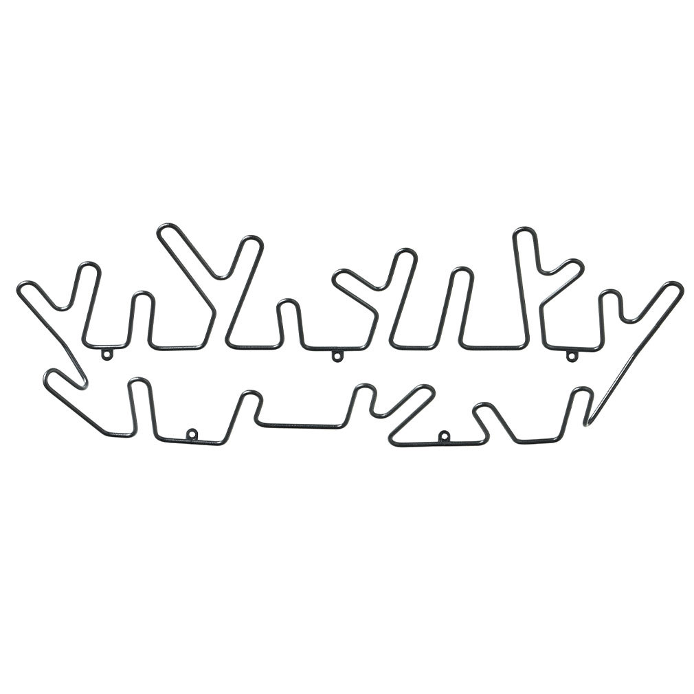 Maze Crown Wall Rack Black, L