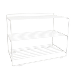 Downtown Shoe Rack, White