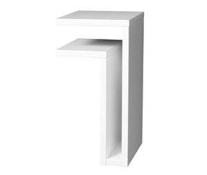 F-Shelf, White, Left