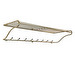 Hat Rack Shelf, Brass Matte, W 99 cm