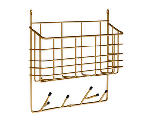 Mitten Shelf Wall Shelf, Brass Matte, S