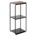 Mixrack Floor Shelf, Stained Oak / Black