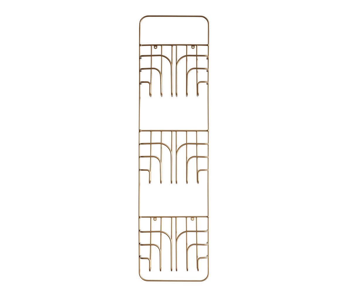 Maze Now-seinähylly brass matte