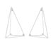 Pythagoras Brackets, White, Set of 2