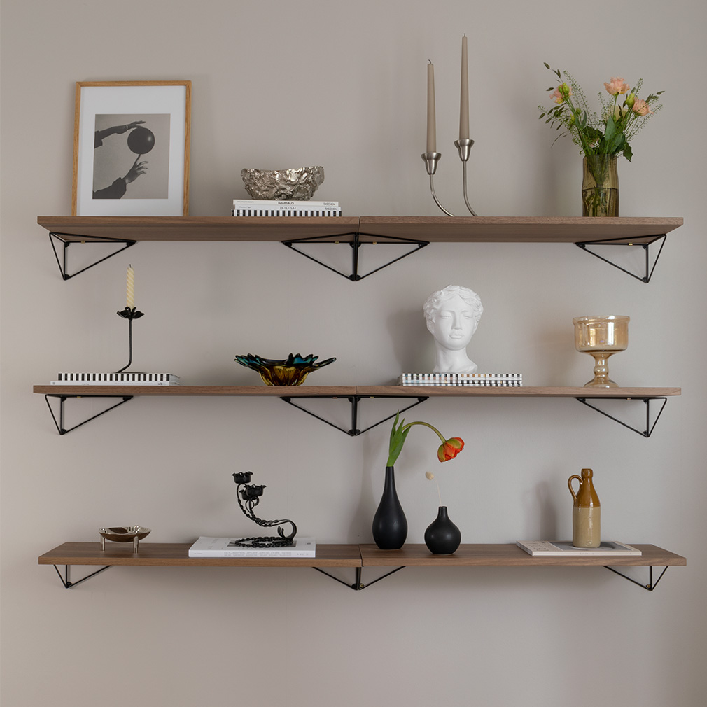 Maze Pythagoras Shelf, Walnut | Vepsäläinen