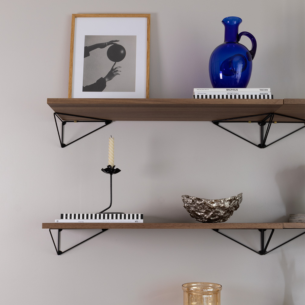 Maze Pythagoras Shelf, Walnut | Vepsäläinen