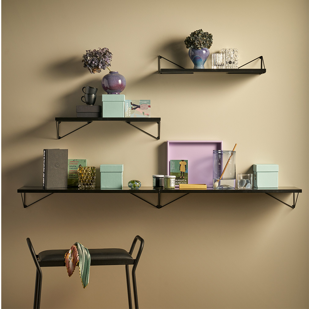 Maze Pythagoras Shelf, Black | Vepsäläinen