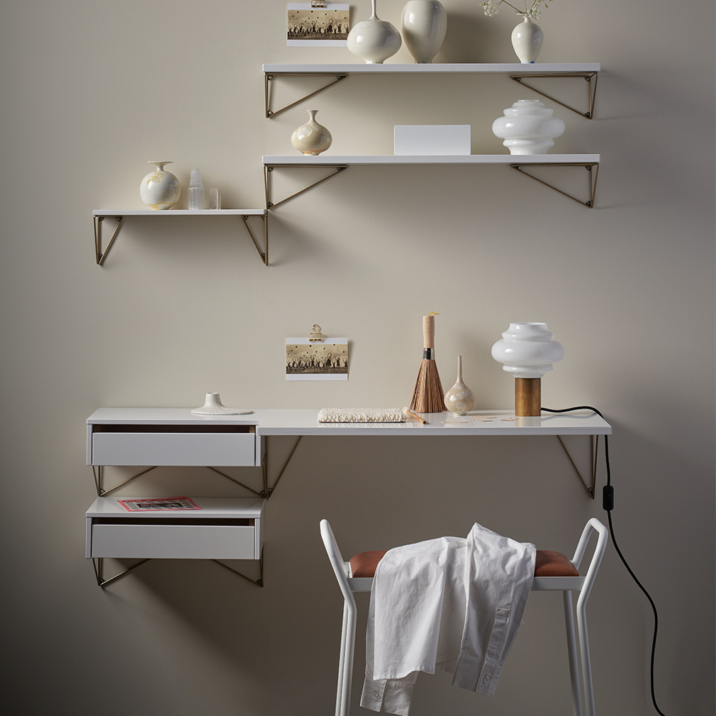 Maze Pythagoras Desk, White | Vepsäläinen