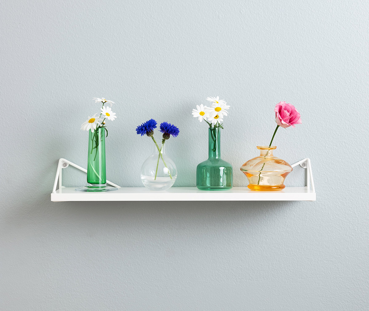 Maze Pythagoras Wall Shelf, White | Vepsäläinen
