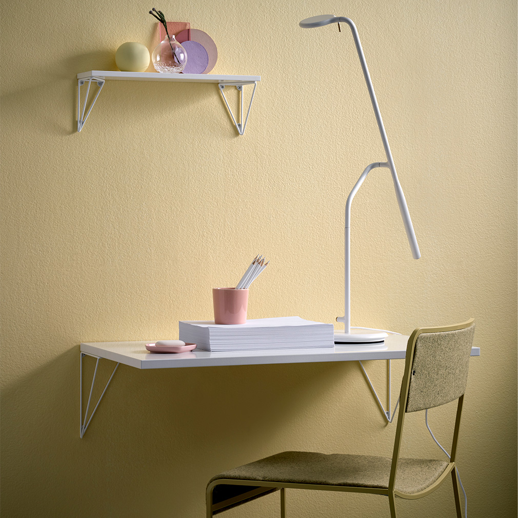 Maze Pythagoras Wall Shelf, White | Vepsäläinen