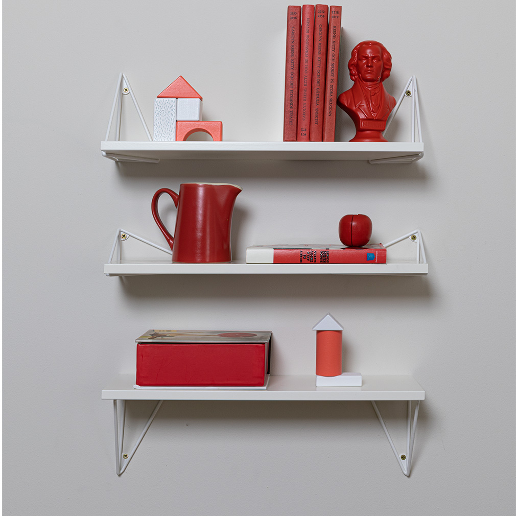 Maze Pythagoras Wall Shelf, White | Vepsäläinen