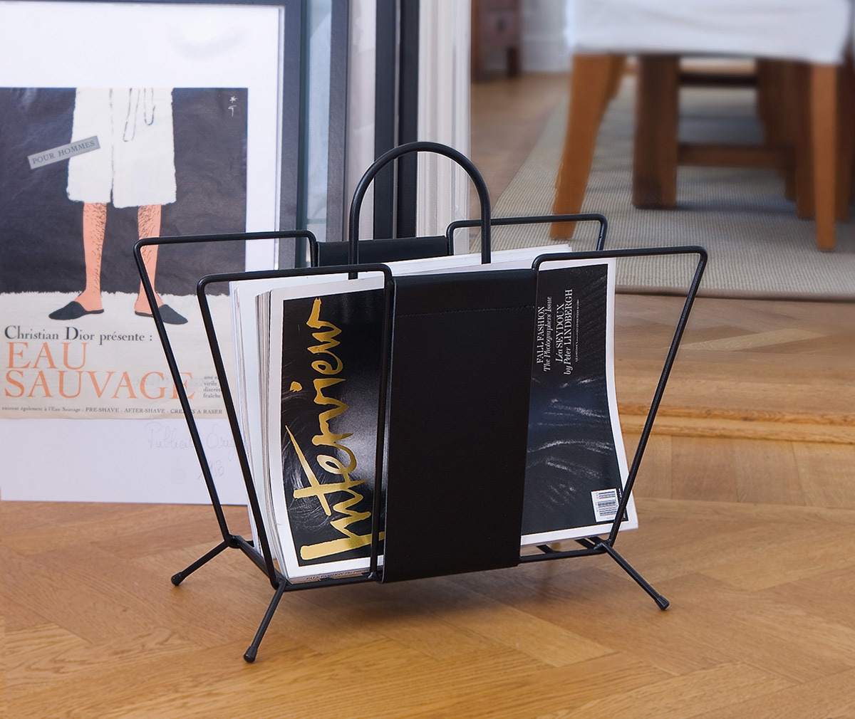 Suitcase Magazine Rack