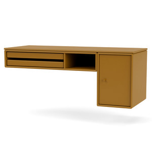 Montana Bureau -työpöytä, amber, 38 x 94 cm