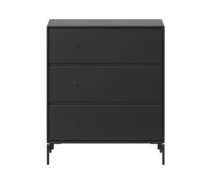 Carry Dresser, Black, Black Legs