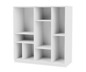 Compile Shelf, New White, Plinth 3 cm