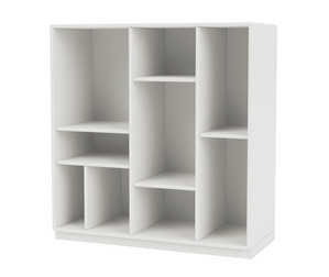 Compile Shelf, White, Plinth 3 cm
