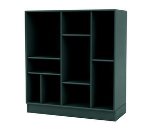 Compile Shelf, Black Jade, Plinth 7 cm