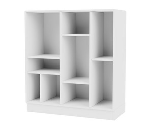 Compile Shelf, New White, Plinth 7 cm