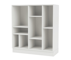 Compile Shelf, White, Plinth 7 cm