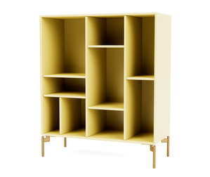 Compile Shelf, Camomille, Brass Legs