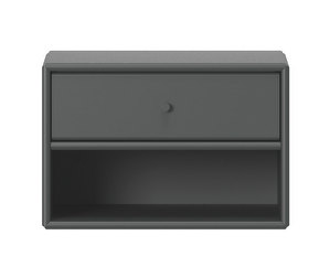 Dash Bedside Table, Anthracite, Wall-Mounted