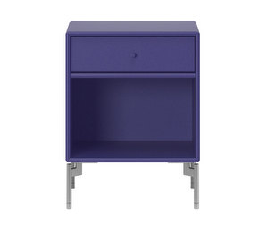 Dream Bedside Table, Monarch, Chrome Legs