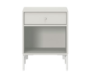 Dream Bedside Table, Nordic, White Legs