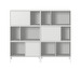 Flutter Bookshelf, New White, White Legs