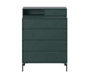 Keep Chest of Drawers, Black Jade, Black Legs