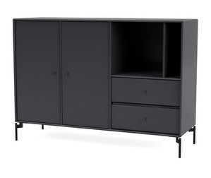 Montana Mega Sideboard, Anthracite, Black Legs