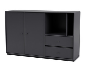 Montana Mega Sideboard, Anthracite, Plinth 3 cm