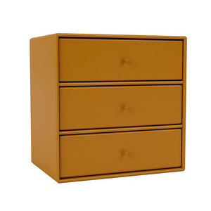 Montana Mini 1007 -laatikosto, amber, 35 x 35 cm