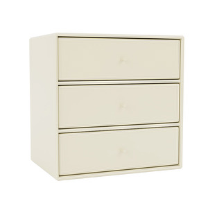 Montana Mini 1007 Chest of Drawers, Vanilla