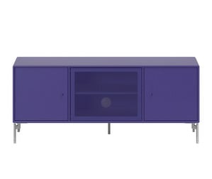 Octave I TV & Sound Unit, Monarch, Chrome Legs