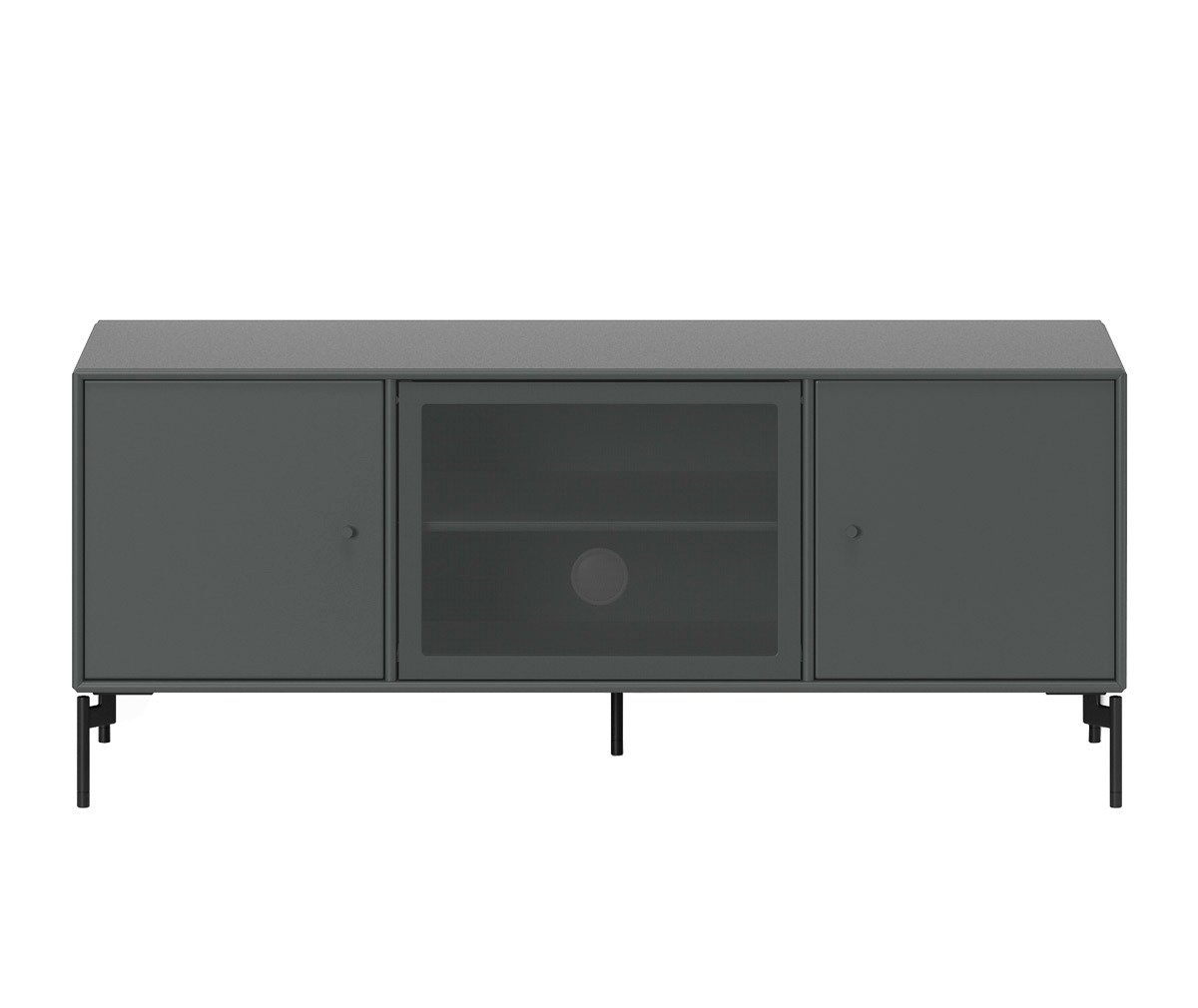 Montana Octave I -taso anthracite, mustat jalat