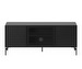 Octave I TV & Sound Unit, Black, Black Legs