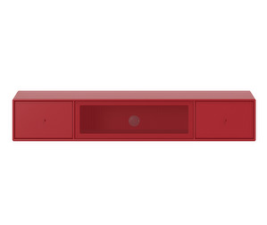 Octave II TV & Sound Bench, Beetroot, Wall-Mounted