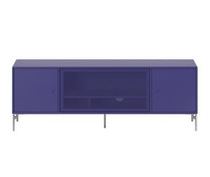 Octave III TV Table, Monarch, Chrome Legs