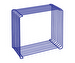 Panton Wire Cube, sininen, L 18,8 cm