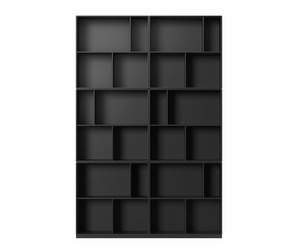Read Bookshelf, Black, Plinth 3 cm