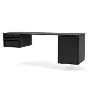 Workshop-työpöytä, black, 47 x 141 cm