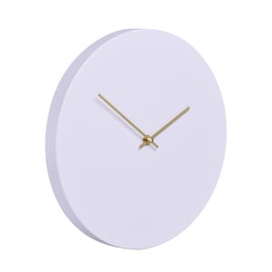 Kiekko Clock, Lavender Velvet / Gold, ⌀ 27 cm