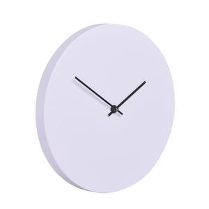Kiekko Clock, Lavender Velvet / Black, ⌀ 27 cm
