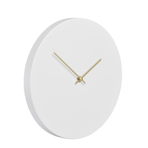 Kiekko Clock, Light Grey Velvet / Gold, ⌀ 27 cm